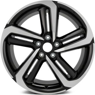19×8.5 17-inch 10-spoke alloy wheel, featuring an OEM-identical design; a single-piece replacement for the original aluminum alloy rim.