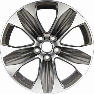 18×8-inch High-Quality Die-Cast Aluminum Wheel; Matches OEM factory specifications; Direct replacement for original vehicle wheels
