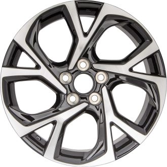 18×7-inch All-Black High-Quality Aluminum Alloy Wheel; Matches OEM calibrated dimensions; Direct installation requiring no vehicle modification